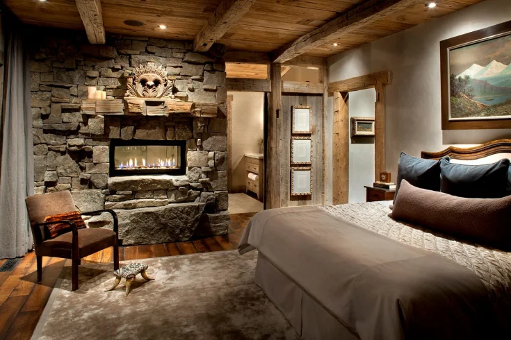 rustic bedroom design