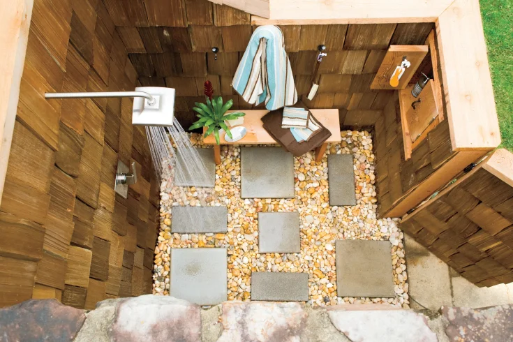 outdoor shower ideas