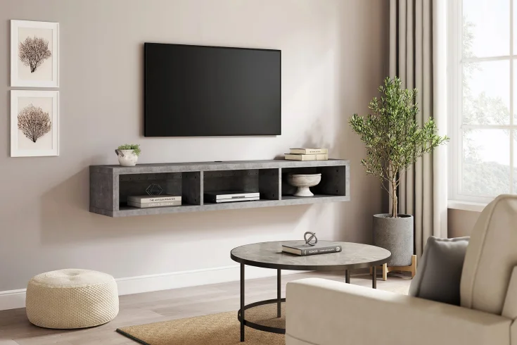 Living room TV positioning