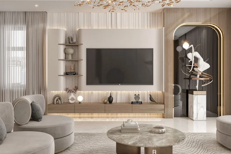 Living room TV Wall design