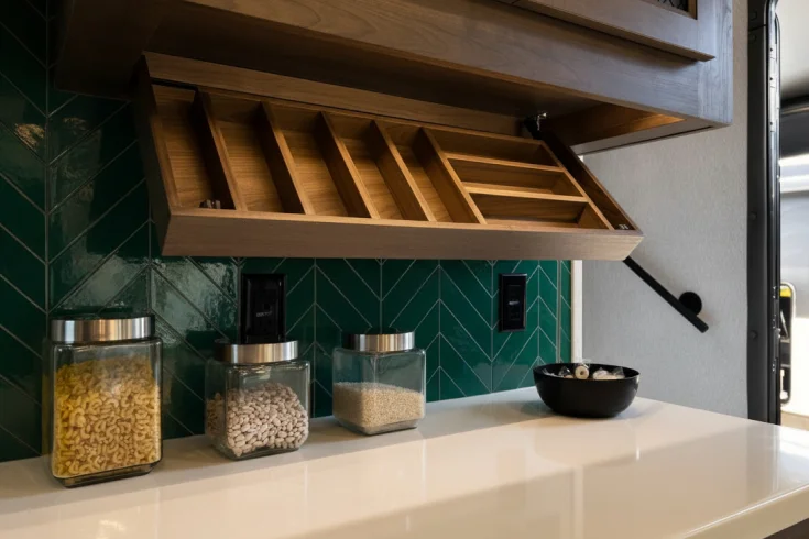 Hidden kitchen storage ideas