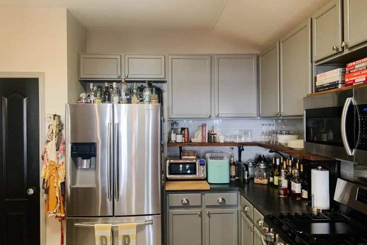 above fridge storage ideas