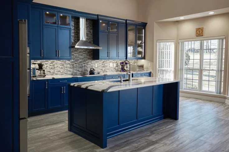 powder blue kitchen color ideas
