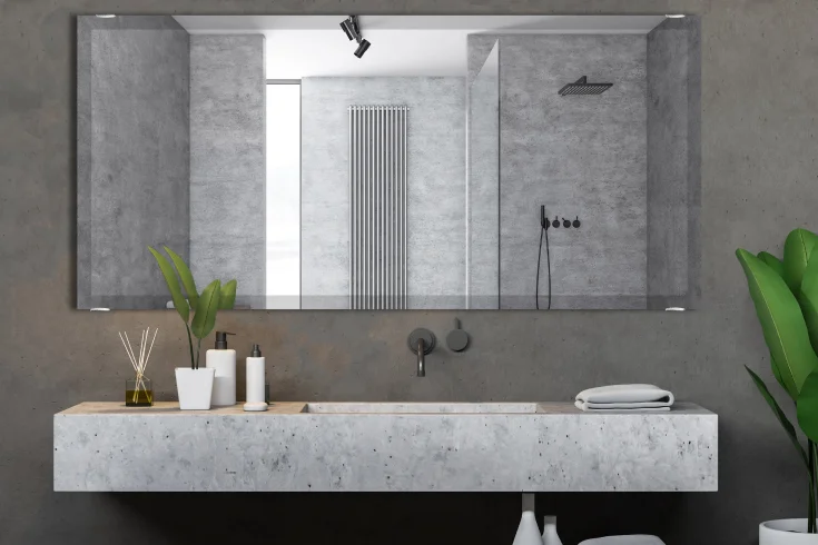 Beveled Edge bathroom Mirror