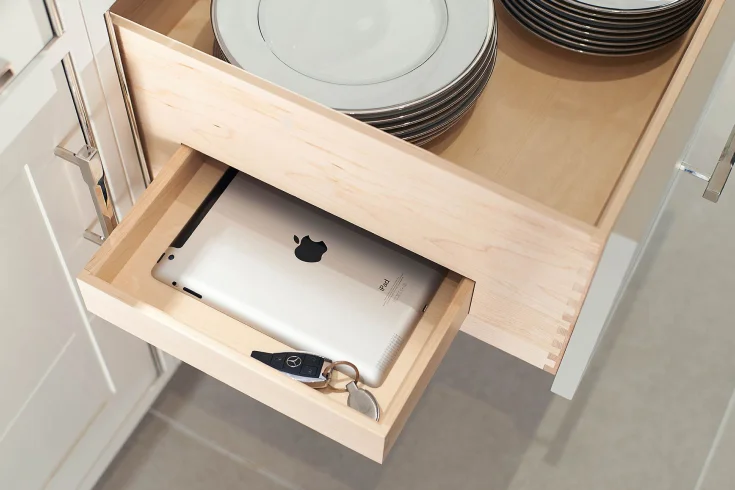 kitchen false panel storage