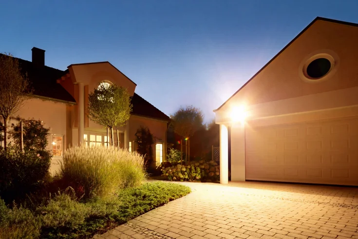 floodlights outdoors