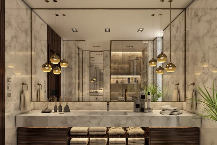 bathroom vanity Chandelier