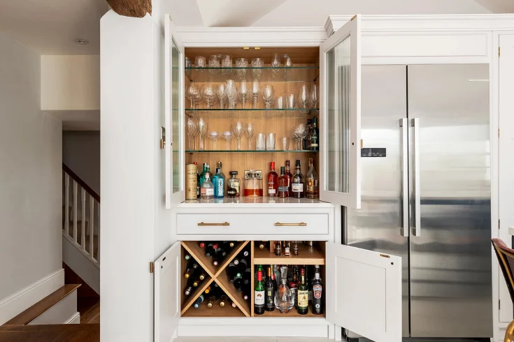 kitchen drink bar cabinet
