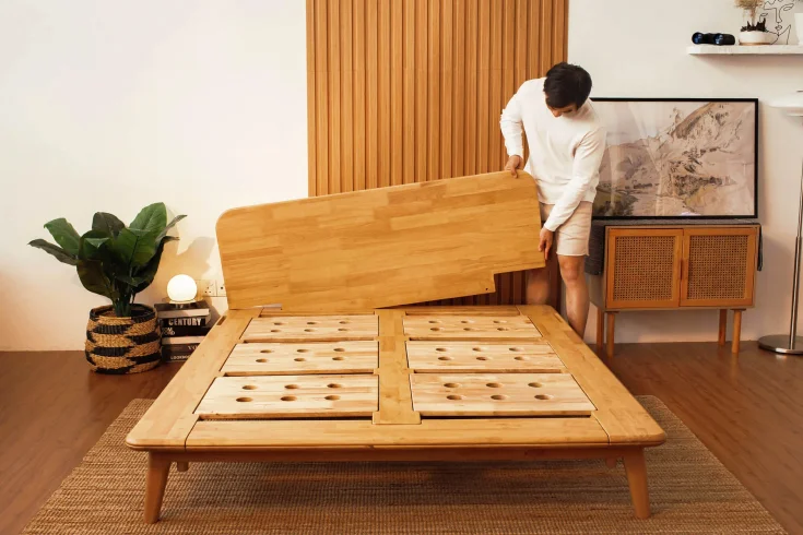 how to assemble a bed frame