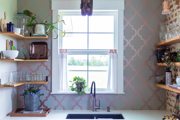 kitchen vinyl wallpaper