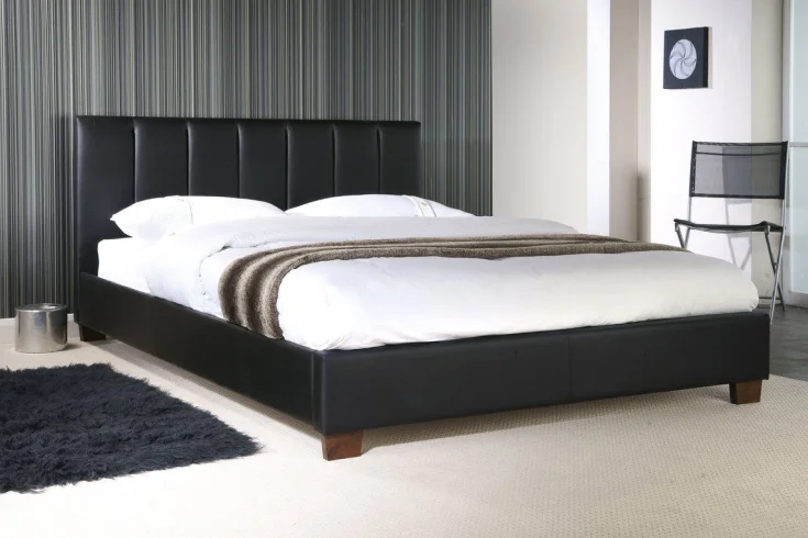 leather bed frames