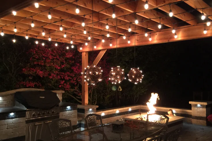 outdoor patio lighting