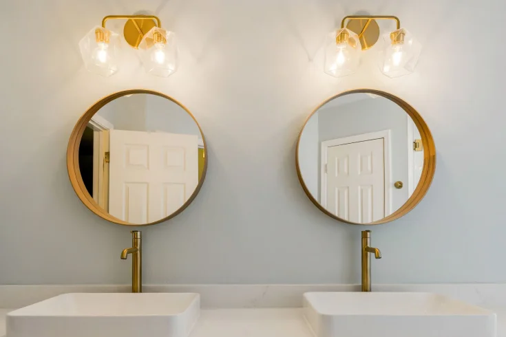 bathroom mirror lighting bulbs