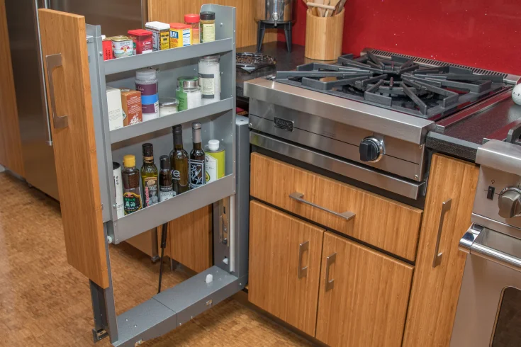 pull out storage trolley