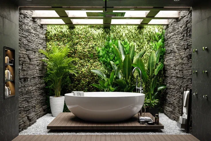 bathroom spa aesthetics