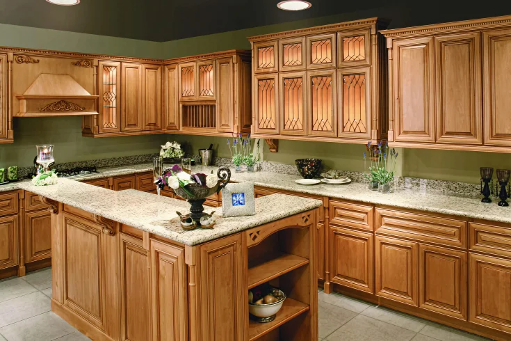 oak kitchen color ideas