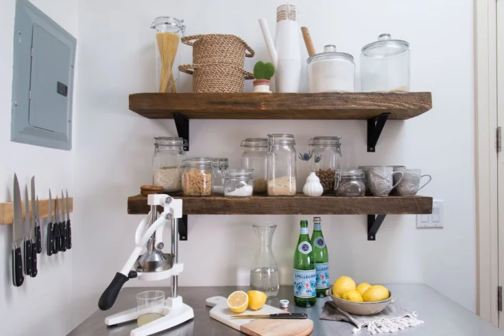 DIY or custom made shelving