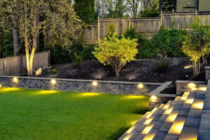 outdoor stair step lights