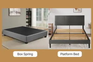platform bed vs box spring
