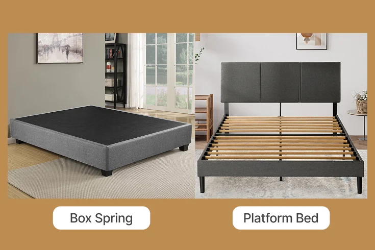 platform bed vs box spring