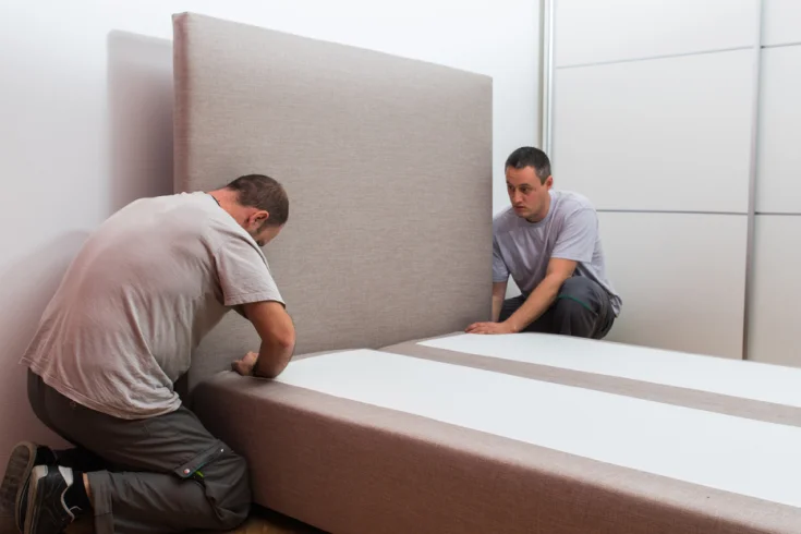 position your headboard