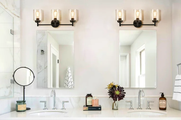 bathroom lighting trio