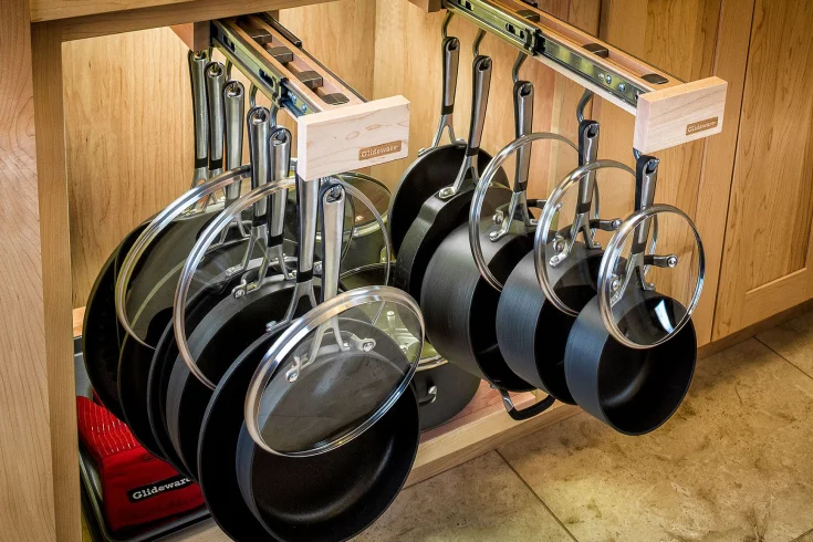 pull out pan racks ideas