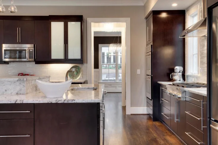 rich brown kitchen color ideas