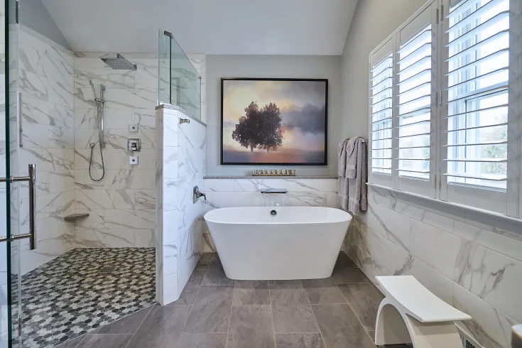 spa style master bathrooms