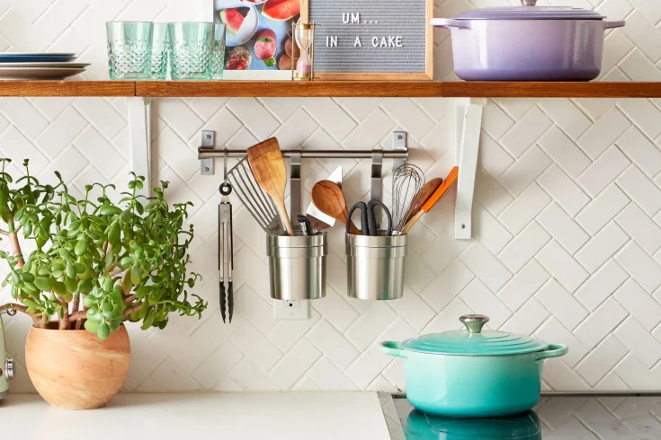 Kitchen backsplash storage ideas