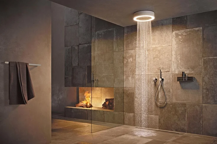 bathroom shower lighting