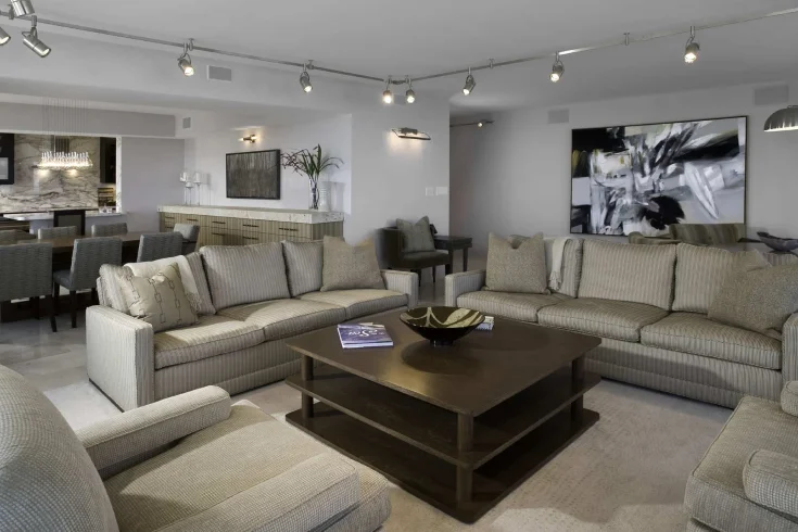 living room adjustable spotlights