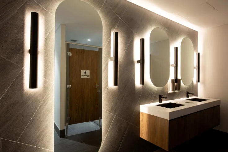 stylish wall lights bathrooms