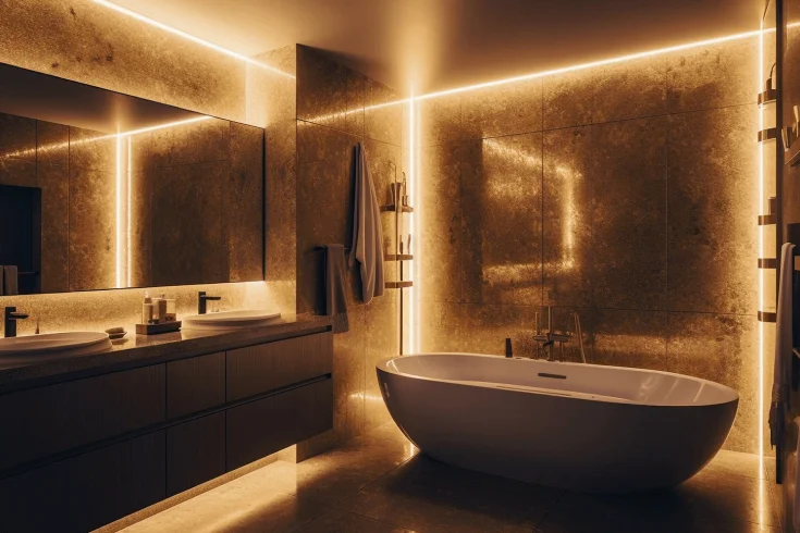 LED lighting in bathrooms