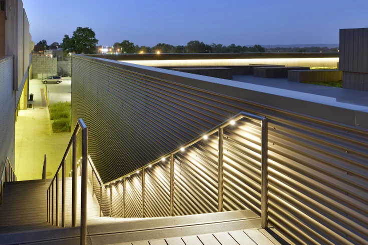 handrail pathway lighting
