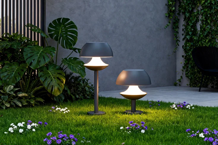 mushroom pathway lights