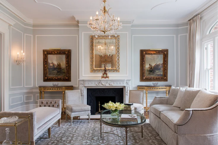 living room classic chandeliers