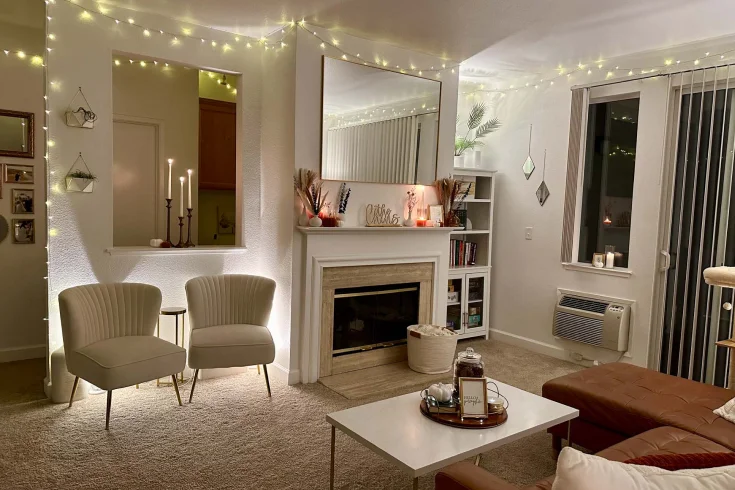 living room task zone