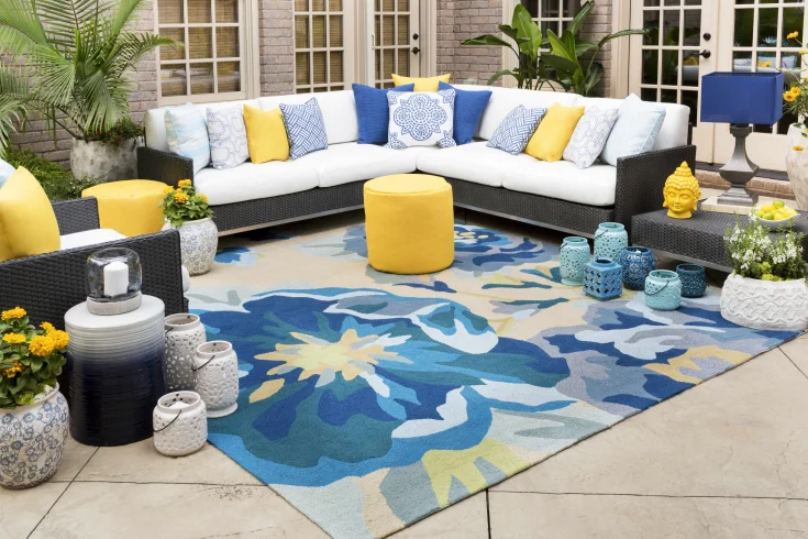 colorful rugs for outdoors