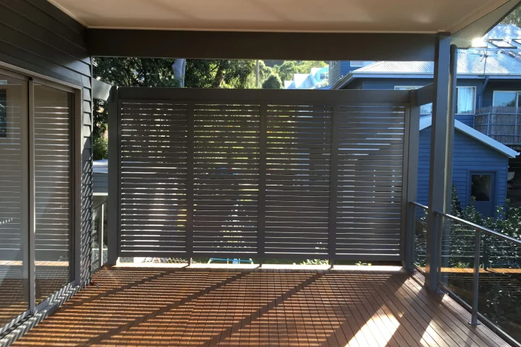 privacy screen in balcony