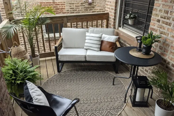 balcony rugs