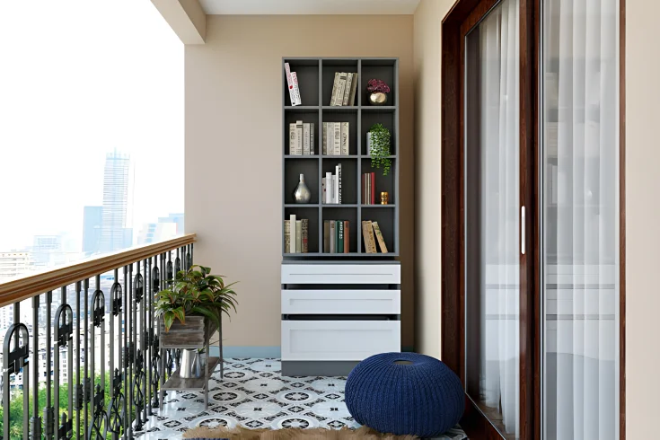 balcony storage space